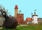 Leucht - und Signalturm auf Kap Arkona / Rügen : Leuchturm, Signalturm, Tonne, Kap Arkona, Rügen